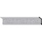 Ekena Millwork 5 7/8"H x 2 1/2"P x 6 3/8"F x 94 1/2"L Kent Crown Moulding MLD05X02X06KE - alternate 1